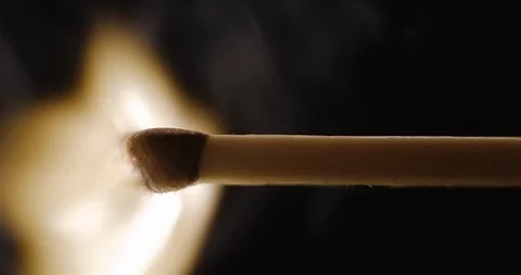 Match fire slowmotion at 240 fps Stockbeeldmateriaal 97787620