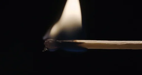 Match fire slowmotion at 240 fps Stock Footage 97787701