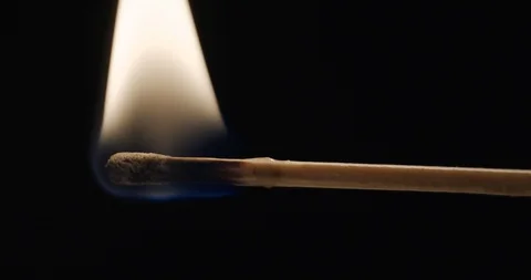 Match fire slowmotion at 240 fps Stock-Footage 97787752