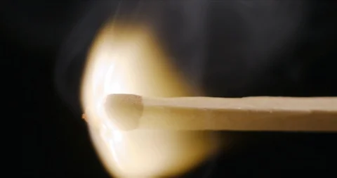Match fire slowmotion at 240 fps Stockbeeldmateriaal 97787755