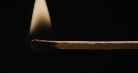 Match fire slowmotion at 240 fps Stock-Footage 97787962