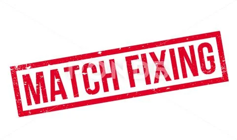 Match Fixing rubber stamp Stock Illustration