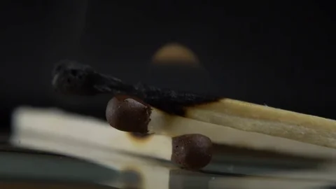 Match flame Video stock 71754994