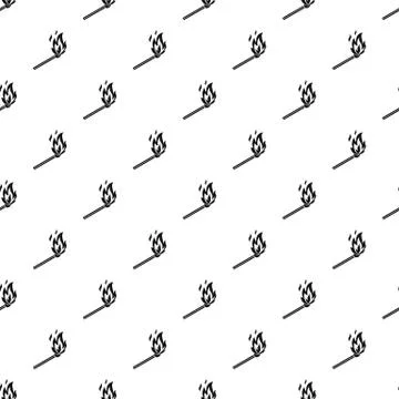 Match flame pattern vector Stockillustratie
