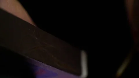 The match in hand moves from the side of the matchbox and lights up. Macro Vídeos de archivo 83998732