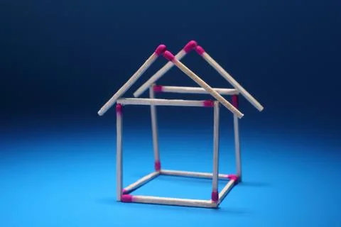 Match house 스톡 사진