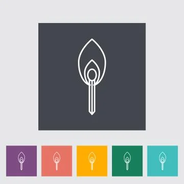 Match icon Stock Illustration