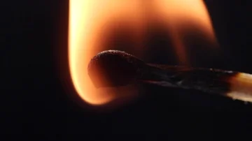Match inginiting macro footage Stock Footage 85940566