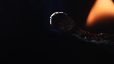 Match inginiting macro footage Stock Footage 85940816