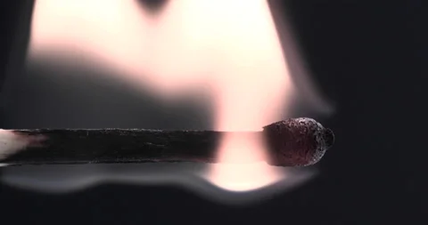Match lighting and burning Stock Footage 129968040