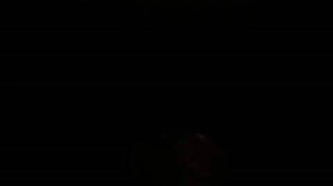 Match lights a candle Stock Footage 59182569