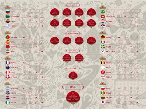 Match schedule, vector illustration Stock-Illustration