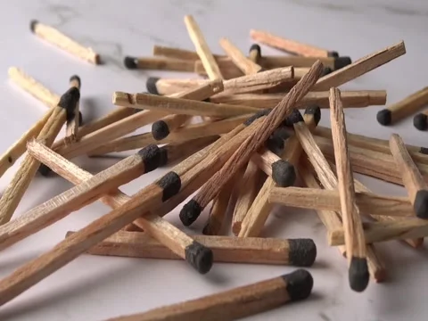 Match Sticks Outside the Matchbox Stock Footage 240903291