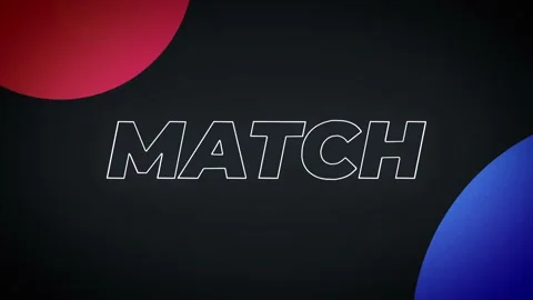 Match Text Animation Background | Stock Video | Pond5
