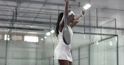Match win sparking diverse female players celebrating then high-fiving and Stock Footage 340610754