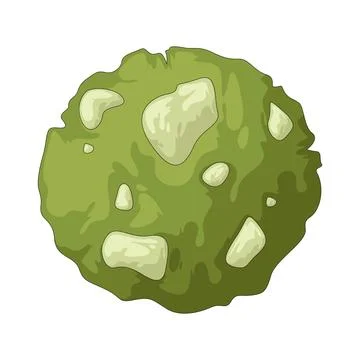 Matcha cookie illustration Stock Illustration
