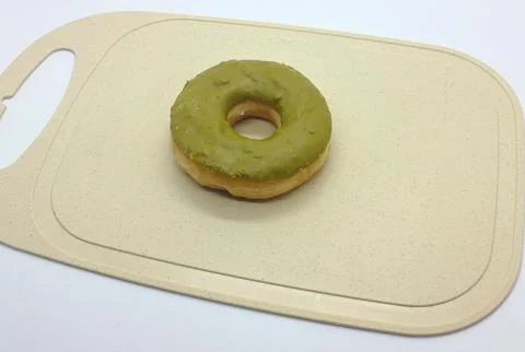 Matcha Donut Stock Photos