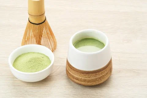 Matcha Drink Stock Photos