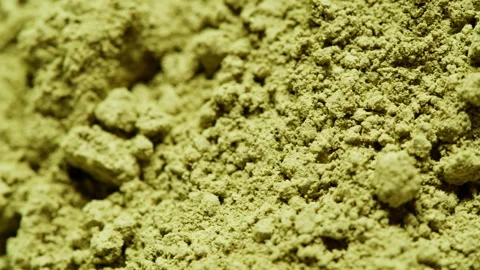 Matcha green tea cooking process, japanese powder green tea in a bowl with Stock Footage 309633864
