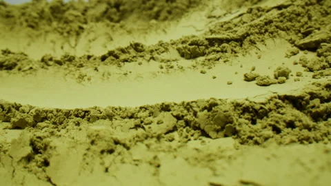 Matcha green tea cooking process, japanese powder green tea in a bowl with Stock Footage 309643540