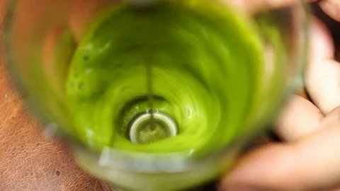 Matcha Green Tea Stock Footage 127294515