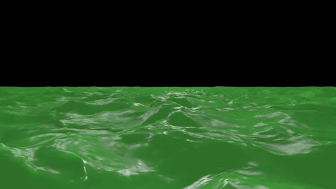 Matcha Green Tea Ocean loopable with Alpha Channel 스톡 동영상 132901145