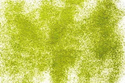 Matcha green tea powder texture. Stock Photos