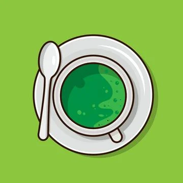 Matcha Stock Illustration