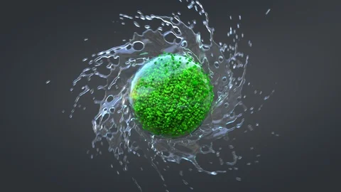 Matcha powder spin around itself  Stock Footage 94654674