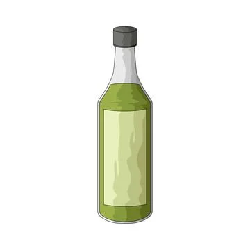 Matcha syrup illustration Stock Illustration