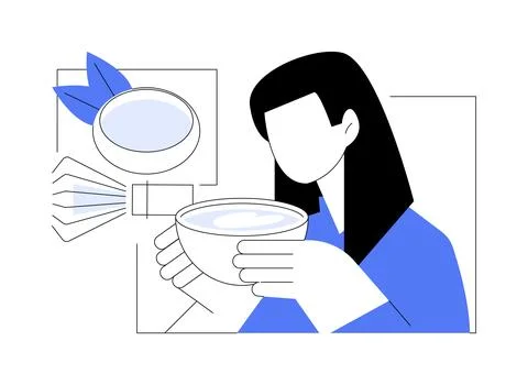Matcha tea isolated cartoon vector illustrations. Ilustración de archivo