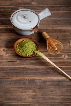 Matcha tea Stock Photos