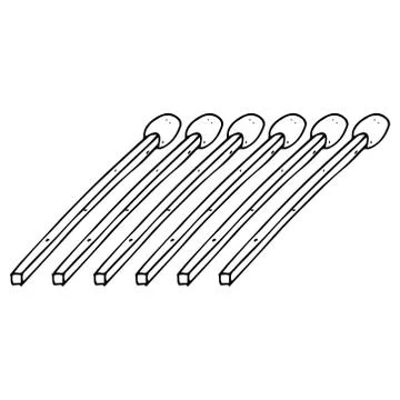 Matchbox icon. Vector illustration of a match. Stock Illustration