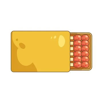 Matchbox Stock Illustration