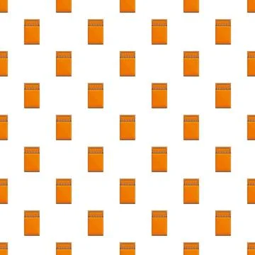 Matchbox pattern creating a seamless background design Stock Illustration
