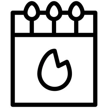 Matchbox Vector Icon Design Illustration Stock Illustration