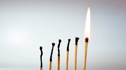 Matches with background. Stock Photos