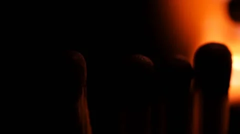 Matches burn Stock Footage 47230172