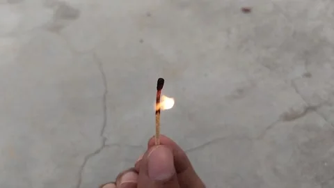 Matches burn Stock Footage 252866388