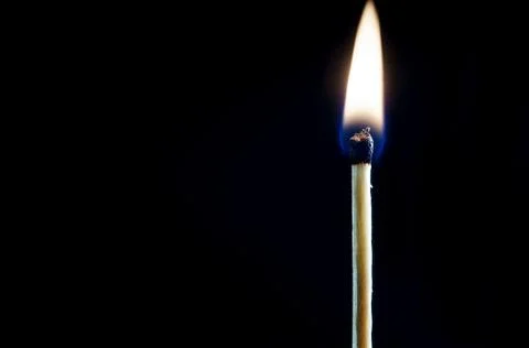 Matches on a dark background Stock-Fotos