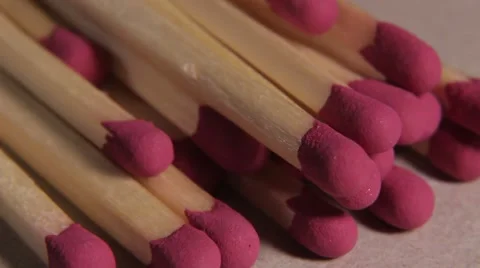 Matches for a fire (macro) Stock Footage 61739197