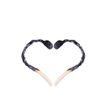 Matches heart Stock Photos