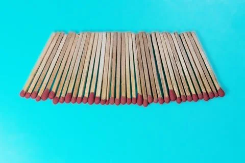 Matches isolated background. Studio shot. Stock Photos