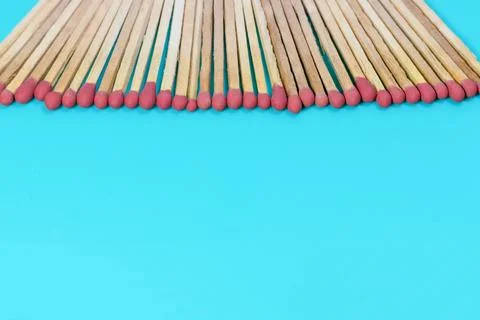 Matches isolated background. Studio shot. Stock Photos