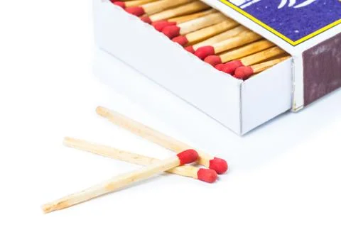 Matches isolated Stock-Fotos