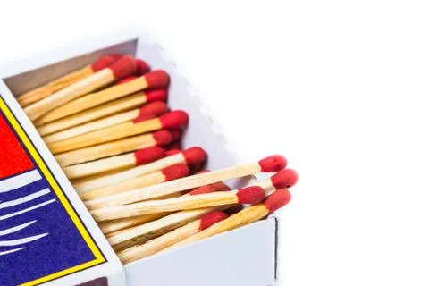 Matches isolated Stock Photos