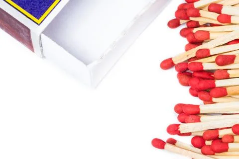 Matches isolated Stock Photos