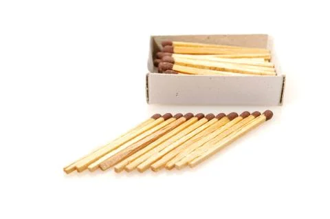 Matches isolated on white background 스톡 사진