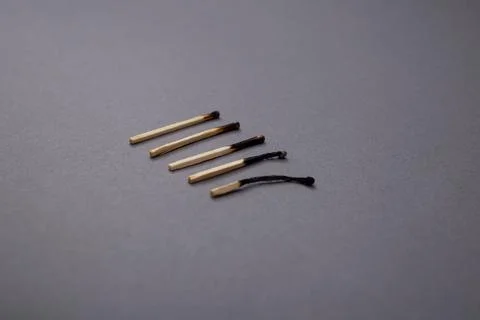 Matches lie on the background Stock Photos