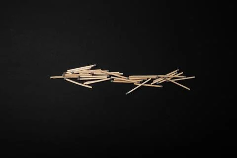 Matches lie on the background Stock Photos